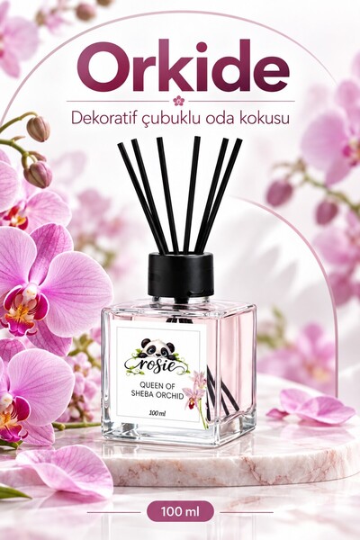 Rosie Orkide Oda Kokusu 100 ml ve Queen of Sheba Orchid Yedek 250 ml