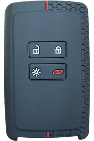 Generic Silicone Car Key Cover Cases for Renault koleos Kadjar 4 Buttons Remo...
