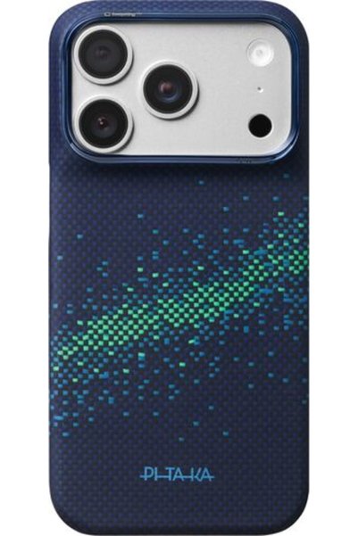 PITAKA Husa pentru iPhone 18 Pro, Edge Case, PitaTap , Nearfield Blue