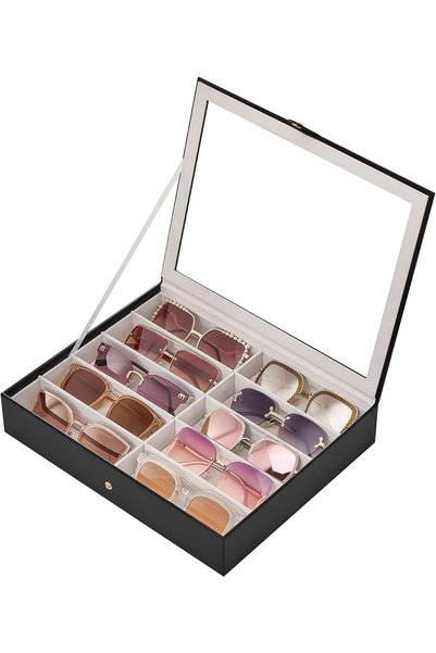 Generic Sunglasses Organizer Box, Eyeglasses Eyewear Display Case for Multipl...