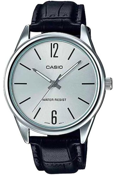 Generic Men's Black Dial Stainless Steel Analog Watch