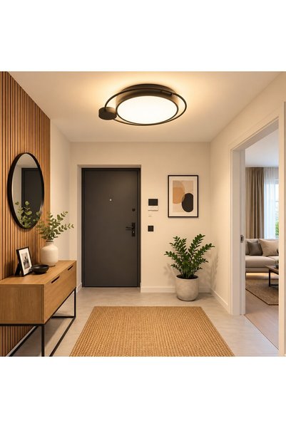 GOLD MARKET LED Ceiling Light 28 W, Modern Style, 1400 lm, Warm Light, 44x7 c...