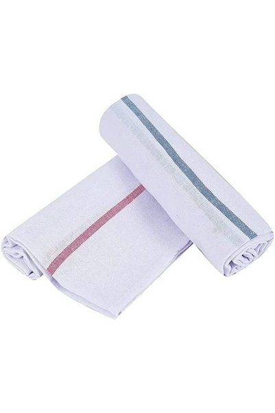Generic Alsaqer Cotton Kerala Bath Towel THORTHU Large Size 100 GSM, Single P...