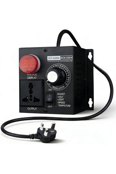Generic جهاز تحكم في الجهد المتغير المحمول AC 220V 4000W لضبط السرعة والحرارة...