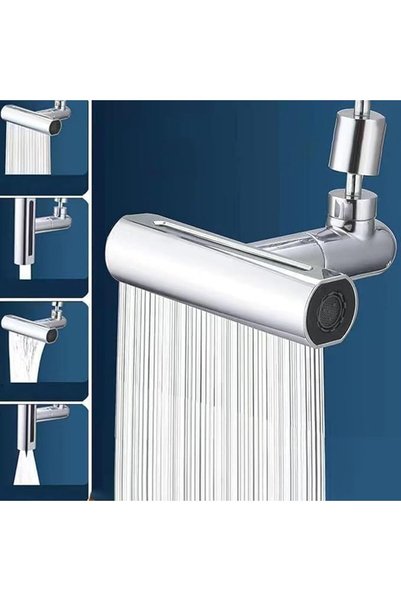 Generic 360° Swivel Kitchen Faucet Extender, Splash-Proof Faucet Water Saving...