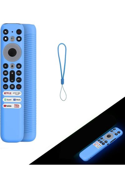 Generic غطاء سيليكون لجهاز التحكم عن بعد TCL RC902V FMR1، غلاف سيليكون ناعم م...