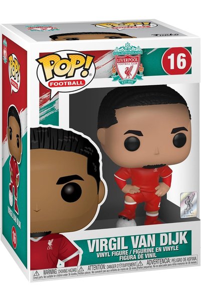 Generic Funko POP! Football: Virgil Van Dijk (Liverpool),Red, White