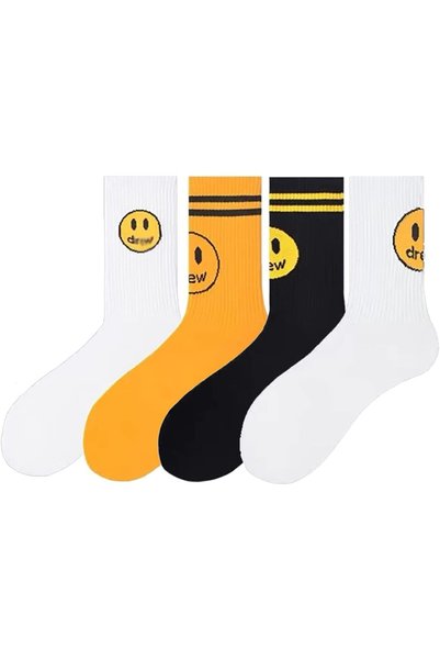 Generic Unisex Cotton Socks, Cotton Work Casual Crew Socks for Men and Women,...