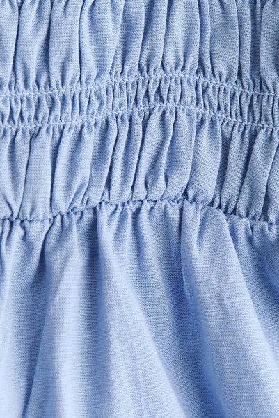 H&M Smocked cotton jumpsuit