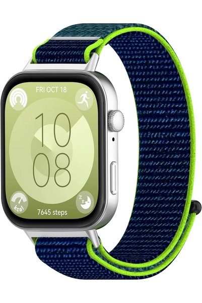 Generic حزام بديل مصنوع من النايلون، متوافق مع ساعات Huawei Fit 5/5 Pro وFit ...