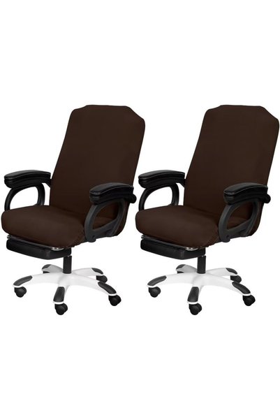 Generic 2 Pack Office Chair Cover, Stretchable Desk Chair Cover Removable Com...