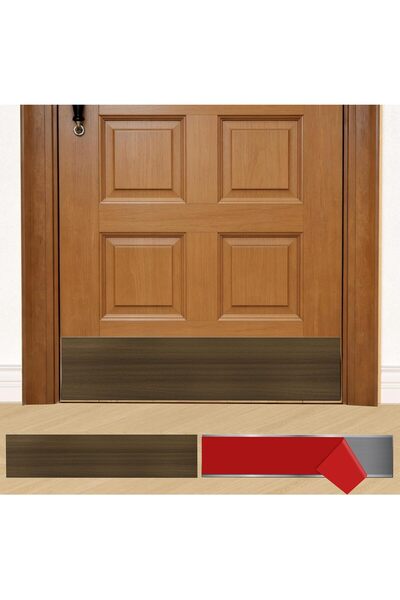 Generic 2 PCS 8" x 34" Self Adhesive Walnut Door Kick Plate for Bottom of 36"...