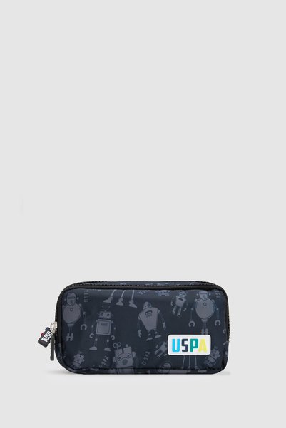 U.S. Polo Assn. حافظة أقلام سوداء للأولاد 50324909-VR046
