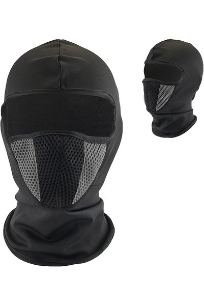 Generic Full Face Mask For Motorcycle, Ski Mask UV Protector, Outdoor Sports ...