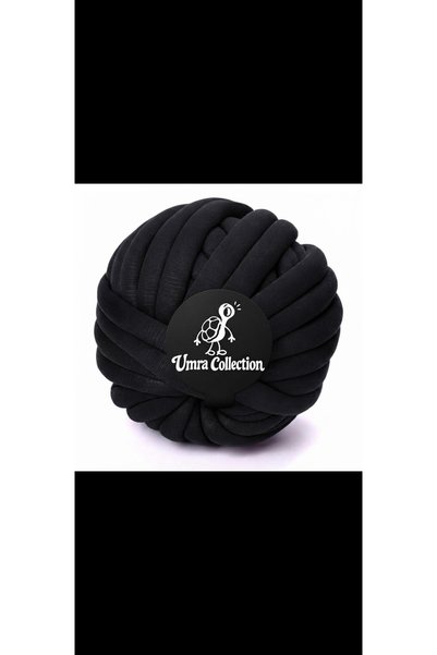 UMRA collection خيط مارشميلو - اللون: أسود - 703 جرام - خيط للحياكة اليدوية -...