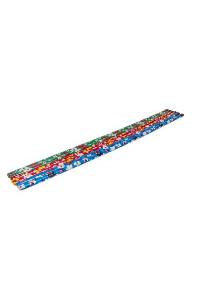 FOXMAG24 Set of 6 wooden mop handles, length 1.2m, diameter 2.2cm