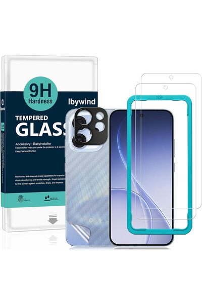 Generic واقي شاشة لهاتف OPPO Reno15 Pro Max، عبوة مزدوجة، زجاج مقوى بدرجة صلا...