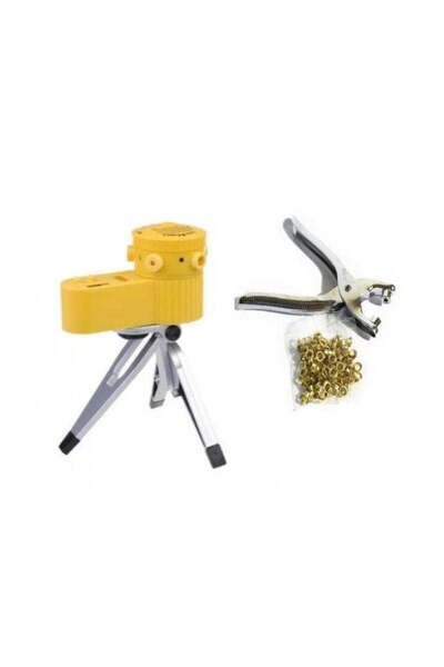 FOXMAG24 Nivelă laser rotativă multifuncțională, galbenă, ABS, 105x55x66mm, c...