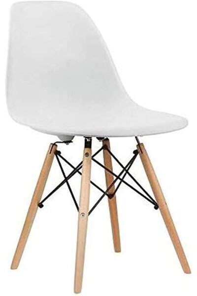 Generic Mahmayi Dining Chair - White & Beige