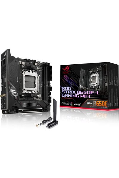Generic لوحة أم ROG Strix B650E-I للألعاب، تدعم تقنية Wi-Fi، ومعالجات AMD Ryz...