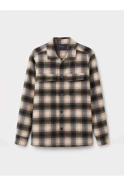 LC Waikiki Esvab • Modern & Distinctive Checkered Embroidered Men's Lumberjac...