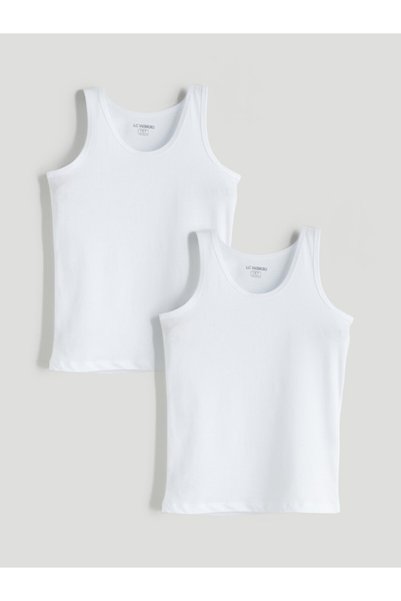 LC Waikiki Esvab • Modern & Distinctive Zero Roba Collar Boys' Undershirt 2-Pack