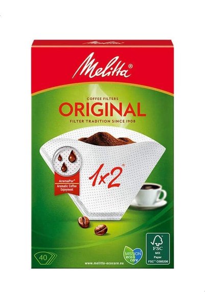 melitta فلاتر قهوة أصلية 1 × 2 - 40 فلتر