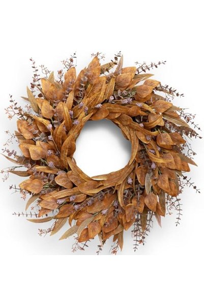 Generic 26'' Eucalyptus Wreath for Front Door - Autumn Large Artificial Eucal...