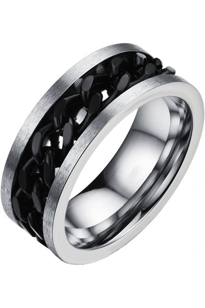 Generic Tough Dude Stainless Steel Plated Ring for Men