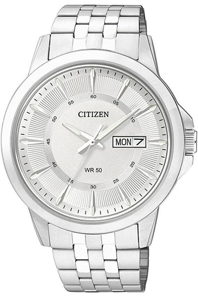 Generic Men's Quartz Analogue, 41 mm, Leather Strap Watch