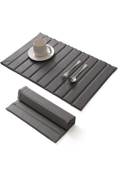 Generic Large Stone Dish Drying Mat for Kitchen Counter with PU Leather, Coll...