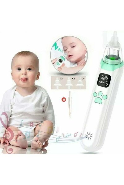 ONETO Electric Silent Baby Nasal Aspirator Automatic Nose Cleaner With Silico...