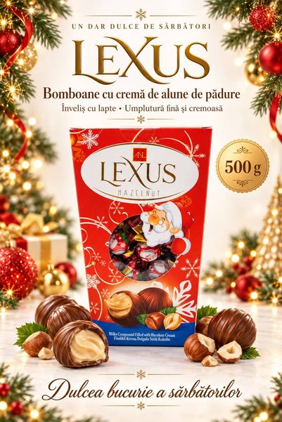 Lexus Φουντούκια – Καραμέλες επικαλυμμένες με κακάο με κρέμα γάλακτος και φου...