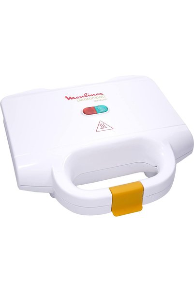 Generic Sandwich Maker | Ultracompact Sandwich Maker | Non Stick Plates | Whi...