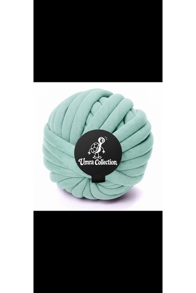 UMRA collection خيط مارشميلو، لون أخضر مائي، 670 جرام، خيط للحياكة اليدوية.
