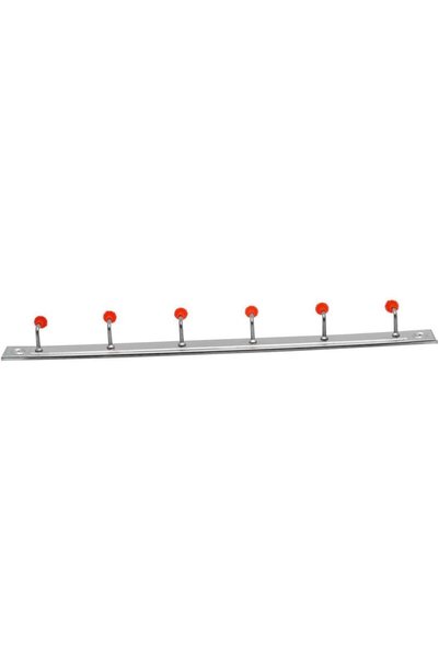 Generic Wall Hanger 6 Hook, Silver, WHD006, 1piece