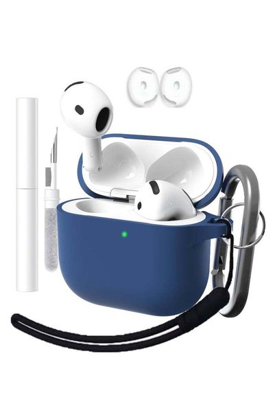 QIRG Silicone Case Set for AirPods 4th Generation/4 ANC Protective Cover 2024...
