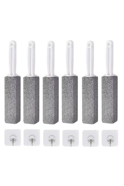 Choice 6PCS Set 6PCS Pumice Stone Toilet Cleaning Stick Seat Limescale Rust S...