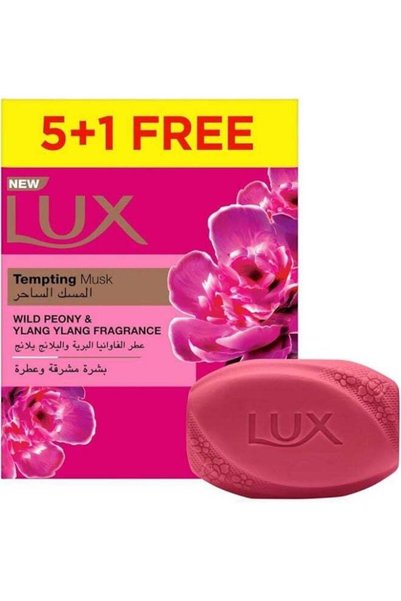 LUX 6-Piece Soap Bar Tempting Musk 170grams
