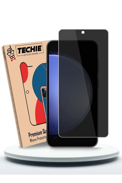 Techie واقي شاشة زجاجي مقوى عالي الدقة لحماية الخصوصية لهاتف سامسونج جالاكسي ...