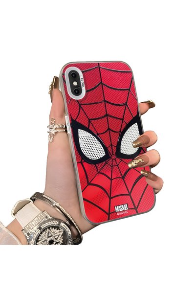Hontinga iPhone XS Max Compatible Silicone Hard-Edge Back Case with Spider-Ma...