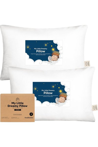 Generic Toddler Pillows 2 Pack, Kids Travel Bed Pillow, Soft Breathable Sleep...