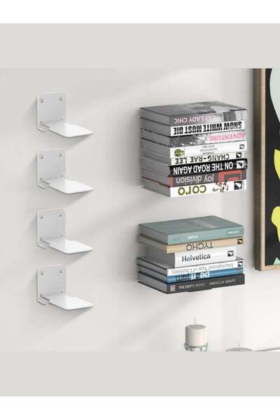Valiant Glow Invisible Wall-Mounted Bookshelf | Wall Storage & Decor | Wall A...