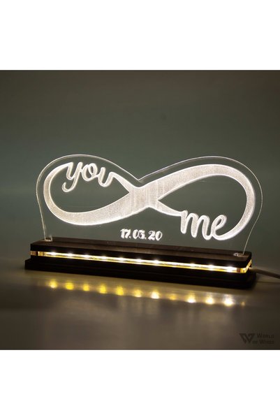 Generic Brand Φωτιστικό LED "Άπειρο You & Me" W00450 Λευκό