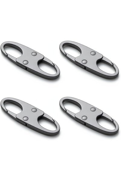 GENERAL VetMedWear Anti Theft Zipper Clips Double Opening, 4Pcs Zinc Alloy Zi...