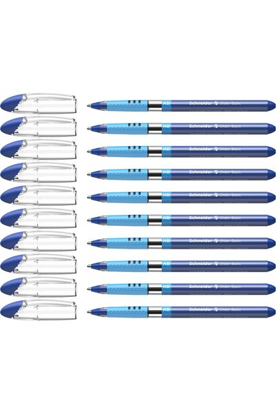 Generic Slider Basic XB Ballpoint Pen, Blue, Box of 10 Pens (151203)