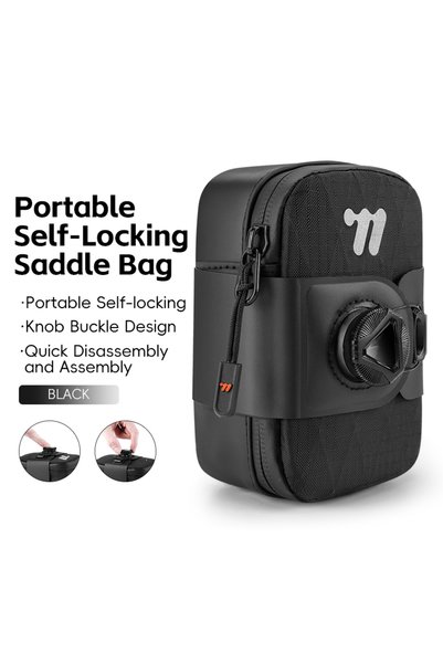 Choice Black WEST BIKING Bicycle Saddle Bag Lightweight Waterproof Bike Seat ...