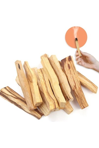 Generic 10 عبوات من أعواد بالو سانتو - بخور خشب بالو سانتو للتنظيف الروحي، تخ...