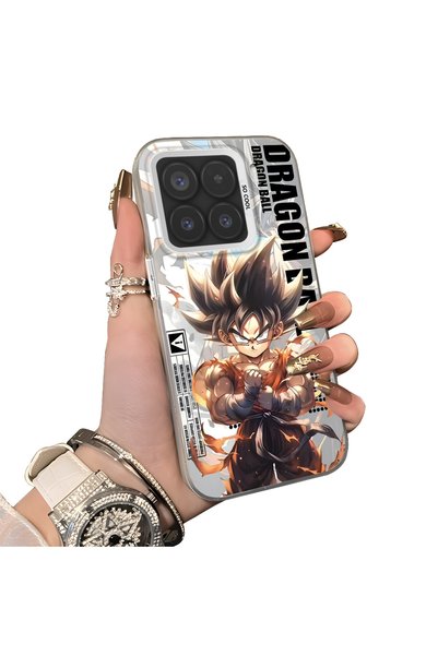 Hontinga Mi 15 5G-Compatible Silicone Hard-Edge Back Case with Dragon Ball De...