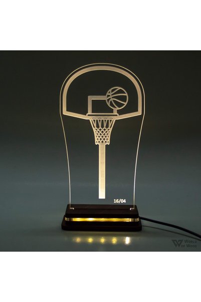 Generic Brand Φωτιστικό LED "Basketball" W00876 Λευκό